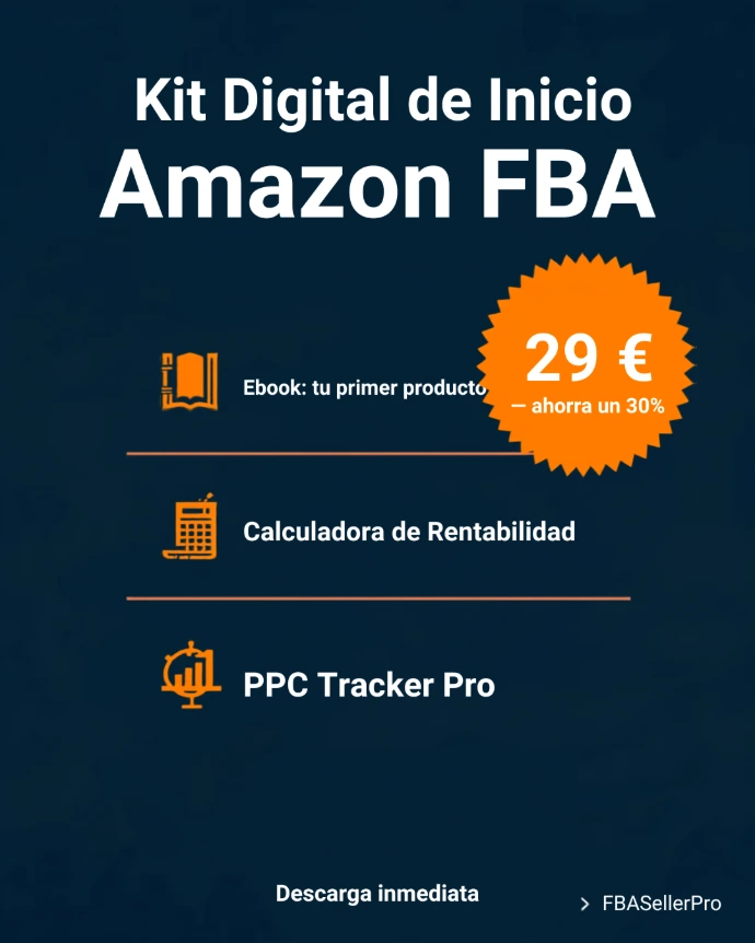 Kit Digital de Inicio Amazon FBA — Ebook + Calculadora + PPC Tracker
