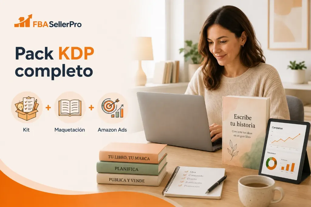 Pack KDP completo: Kit + Maquetación + Amazon Ads
