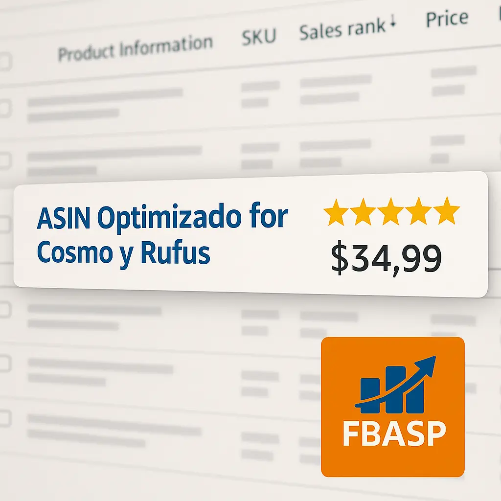 Optimización de ASIN en Amazon para Cosmo y Rufus